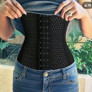 *final price*Black waist trainer corset